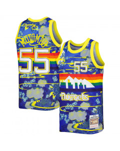Dikembe Mutombo 55 Denver Nuggets 1991-92 Mitchell and Ness Swingman Asian Heritage dres 5.0