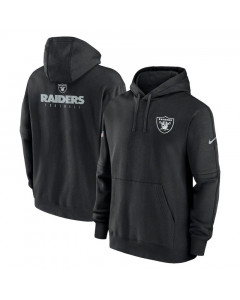 Las Vegas Raiders Nike Club Sideline Fleece Pullover pulover s kapuco