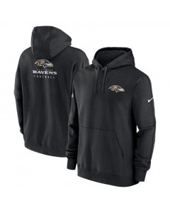 Baltimore Ravens Nike Club Sideline Fleece Pullover pulover s kapuco