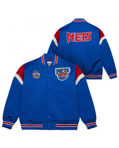 New Jersey Nets Mitchell and Ness Heavyweight Satin jakna