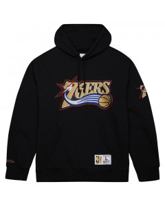 Philadelphia 76ers Mitchell and Ness Game Vintage Logo pulover s kapuco 