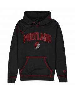 Portland Trail Blazers New Era City Edition 2023 Black maglione con cappuccio