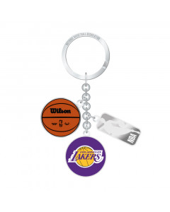 Los Angeles Lakers Charm Keychain obesek