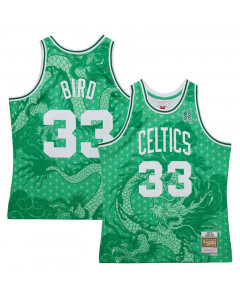 Larry Bird 33 Boston Celtics 1985-86 Mitchell and Ness Asian Heritage 6.0 Fashion Swingman Trikot 