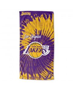Los Angeles Lakers Northwest Psychedelic asciugamano 76x152
