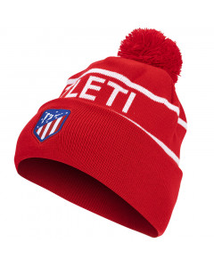 Atlético de Madrid Pompon Red Wintermütze