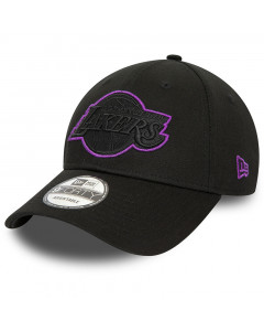 Los Angeles Lakers New Era 9FORTY Metallic Outline Mütze