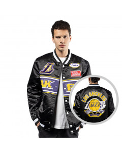 Los Angeles Lakers New Era Rally Drive Bomber Giacca