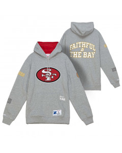 San Francisco 49Ers Mitchell and Ness Team Origins pulover s kapuco