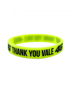 Valentino Rossi VR46 Thank You Vale Yellow silikonska zapestnica