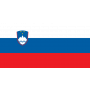 Slovenija zastava 140x70 cm z dvema rinkama