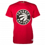 Toronto Raptors Mitchell & Ness Black and White Logo T-Shirt