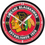 Chicago Blackhawks Wanduhr