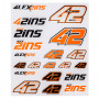 Alex Rins AR42 etichette