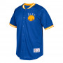 Mitchell & Ness Seasoned Pro Mesh Button Front Shirt Golden State Warriors 