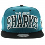 San Jose Sharks Mitchell & Ness 2 Tone Team Arch cappellino