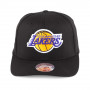 Los Angeles Lakers Mitchell & Ness Team Logo High Crown Flexfit 110 cappellino