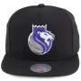 Sacramento Kings Mitchell & Ness Wool Solid/Solid 2 kačket