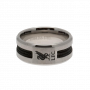 Liverpool Black Inlay prsten od nehrđajućeg čelika