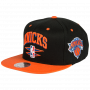 New York Knicks Mitchell & Ness Double Diamond Mütze