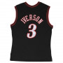 Allen Iverson 3 Philadelphia 76ers 2000-01 Mitchell & Ness Swingman dres 
