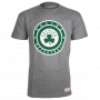 Boston Celtics Mitchell & Ness Circle Patch Traditional T-Shirt 