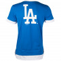 Los Angeles Dodgers Majestic Athletic Mock Layer T-Shirt (MLD3788BC)