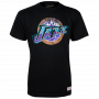 Utah Jazz Mitchell & Ness Distressed HWC Logo T-Shirt