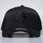 Golden State Warriors Mitchell & Ness Black Flexfit 110 cappellino