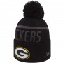 Green Bay Packers New Era Black Collection Bobble Cuff cappello invernale (80536185)