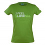 IFS T-shirt verde da donna