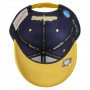 Michigan Wolverines Mitchell & Ness Team Logo 2-Tone 110 Flexfit cappellino