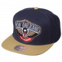 New Orleans Pelicans Mitchell & Ness XL Logo 2 Tone cappellino
