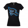 Silverhawks T-shirt da donna Logo Black 