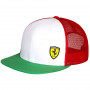 Ferrari Tricolore Trucker kapa