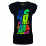Valentino Rossi VR46 Sun and Moon Lifestyle Damen T-Shirt (VRWTS324522NF)