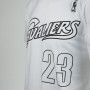 James LeBron 23 Cleveland Cavaliers Mitchell & Ness Black & White T-Shirt