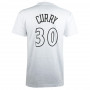 Stephen Curry 30 Golden State Warriors Mitchell & Ness Black & White T-Shirt