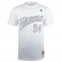 Stephen Curry 30 Golden State Warriors Mitchell & Ness Black & White T-Shirt