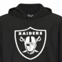 Oakland Raiders New Era Dry Era maglione con cappuccio 