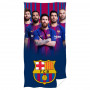 FC Barcelona asciugamano con giocatori 140x70