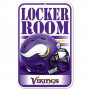 Minnesota Vikings targhetta Locker Room
