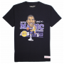 Magic Johnson 32 Los Angeles Lakers Mitchell & Ness Caricature T-Shirt
