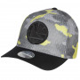 Golden State Warriors Mitchell & Ness Flou Camo Flexfit 110 cappellino