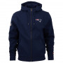 New England Patriots New Era Team Apparel Number zip majica sa kapuljačom 