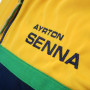 Ayrton Senna Helmet felpa con cappuccio
