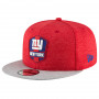 New York Giants New Era 9FIFTY 2018 NFL Official Sideline Road cappellino