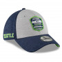 Seattle Seahawks New Era 9FIFTY 2018 NFL Official Sideline Road cappellino
