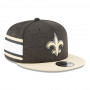 New Orleans Saints New Era 9FIFTY 2018 NFL Official Sideline Home Mütze