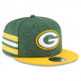 Green Bay Packers New Era 9FIFTY 2018 NFL Official Sideline Home Mütze